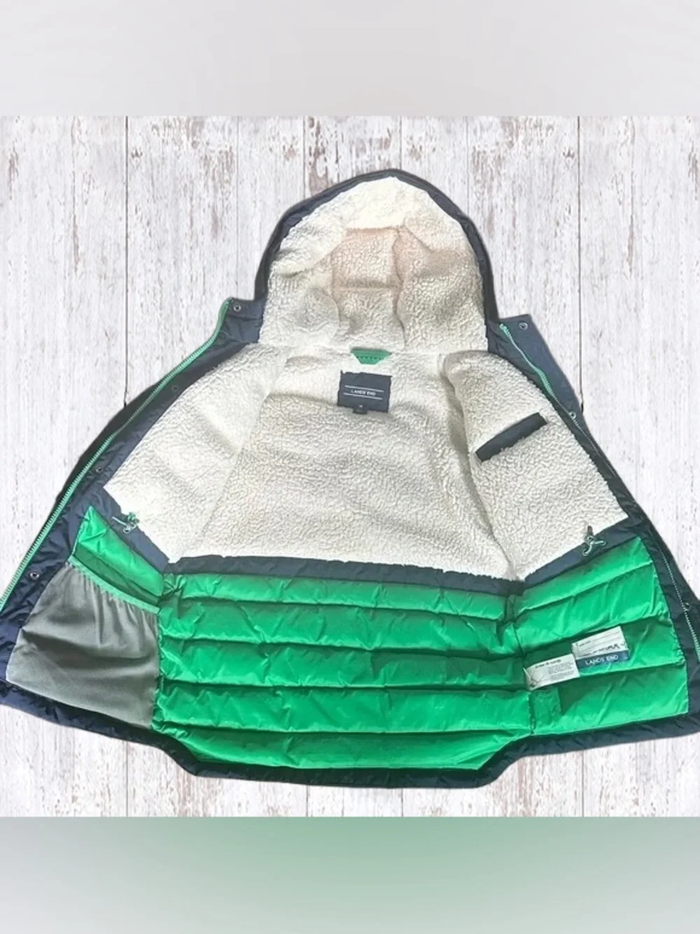 EUC Lands’ End Kids Expedition Waterproof Winter Down Parka